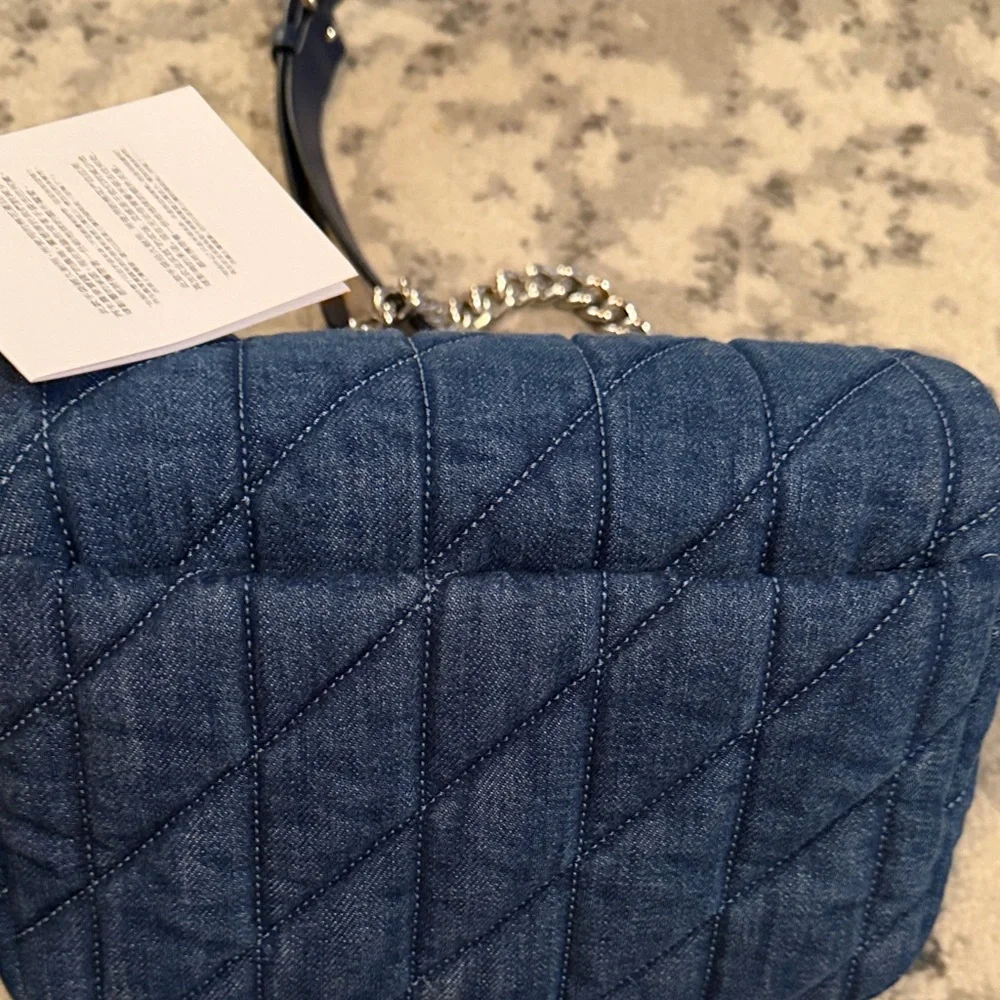 Coach Denim Quinn Crossbody NWT - Picture 4 of 9